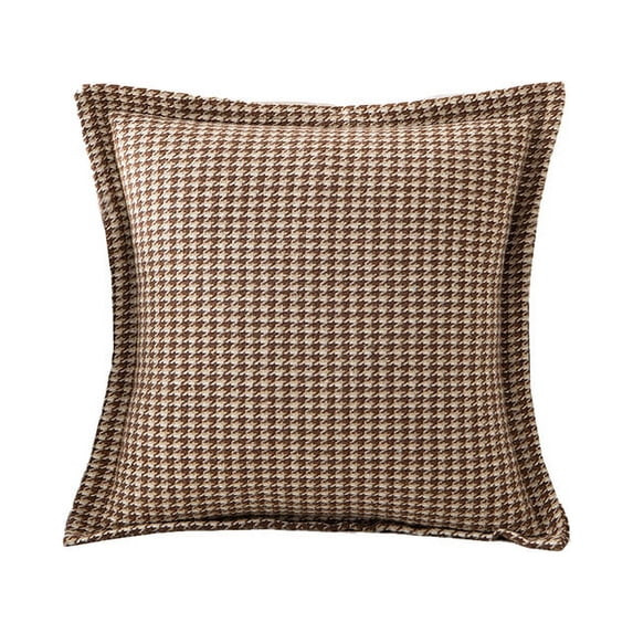 Wehilion soft fluffy striped square decorative throw pillow cover, for sofa, 18 "x 18", Coffee, 1... | Walmart (US)