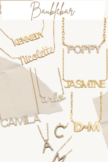Bauble bar, custom name necklaces, mom gift, Christmas gift ideas

#LTKsalealert #LTKSeasonal #LTKHoliday