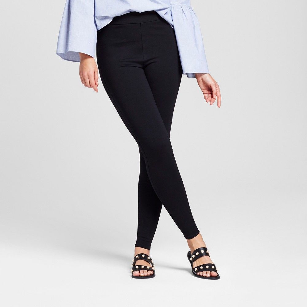 Women's Ponte Pants - A New Day Black M, Size: Medium | Target