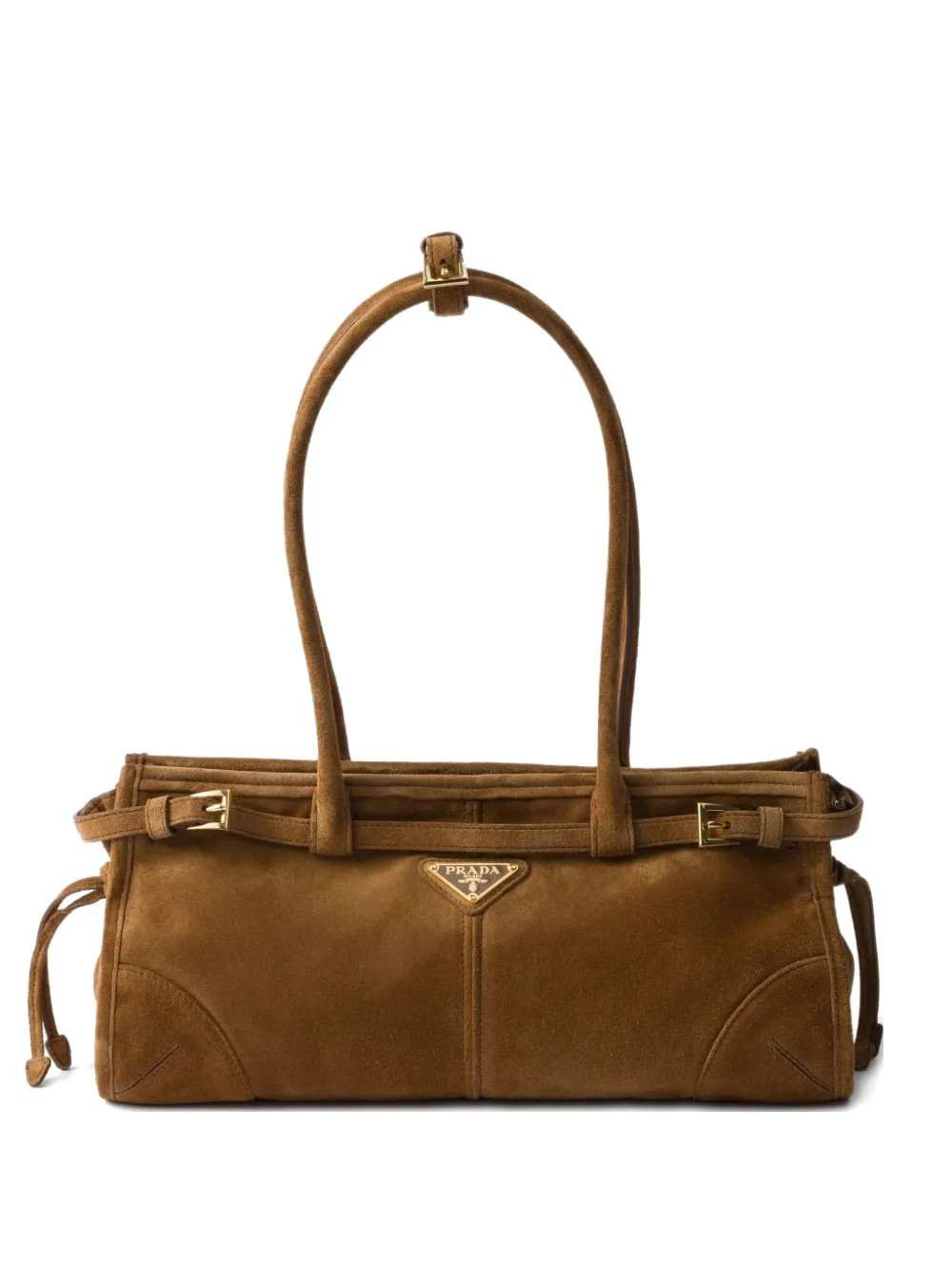 Prada Bonnie Tote Bag | Brown | FARFETCH | Farfetch Global