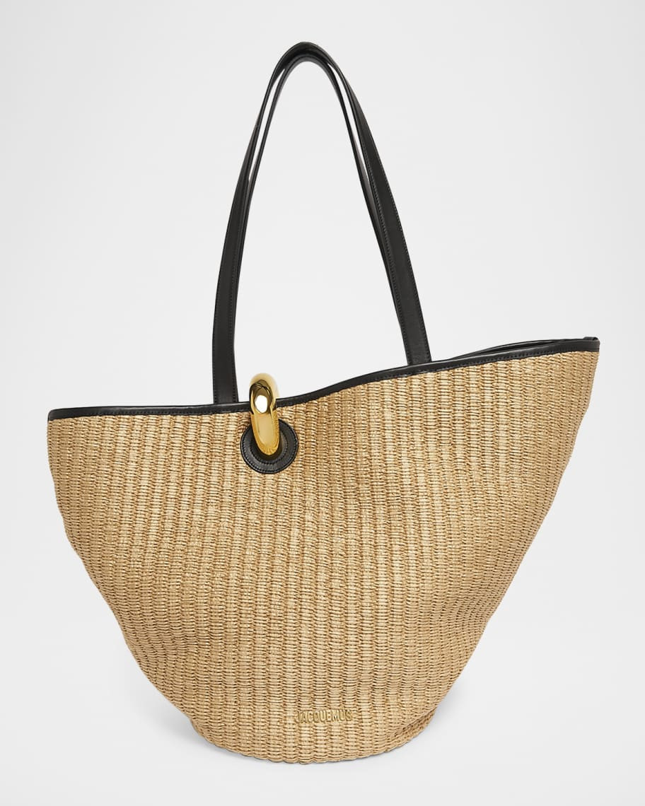 Jacquemus Le Bambola Woven Ring Shoulder Bag | Neiman Marcus