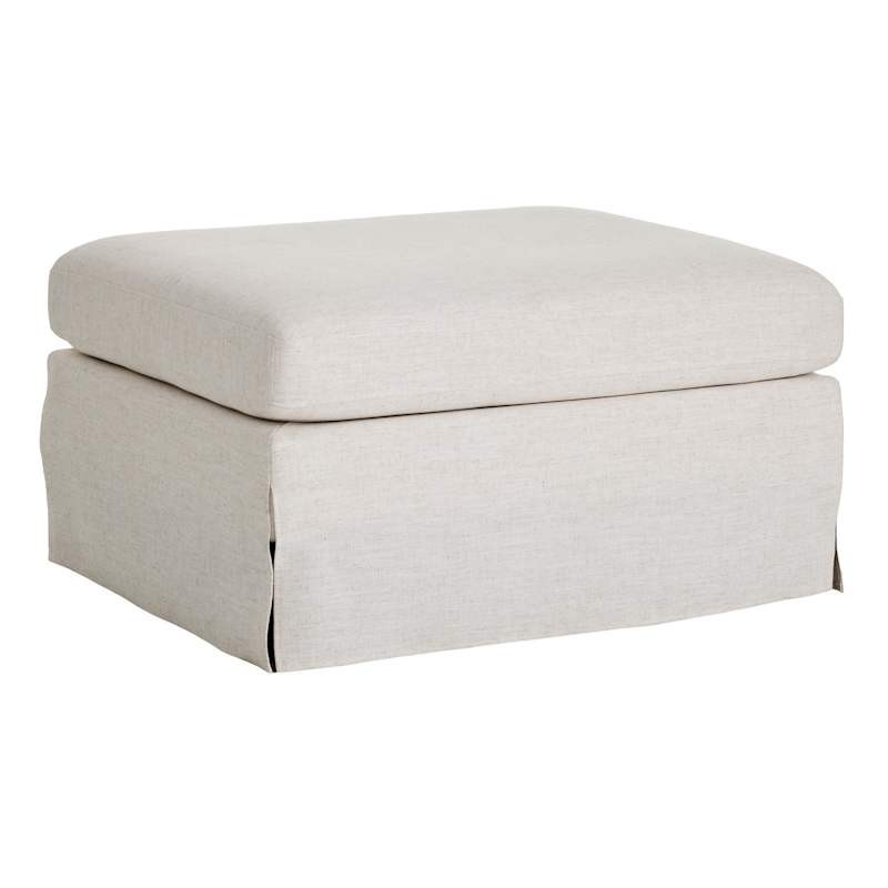 Annalise Ottoman, Alabaster | At Home