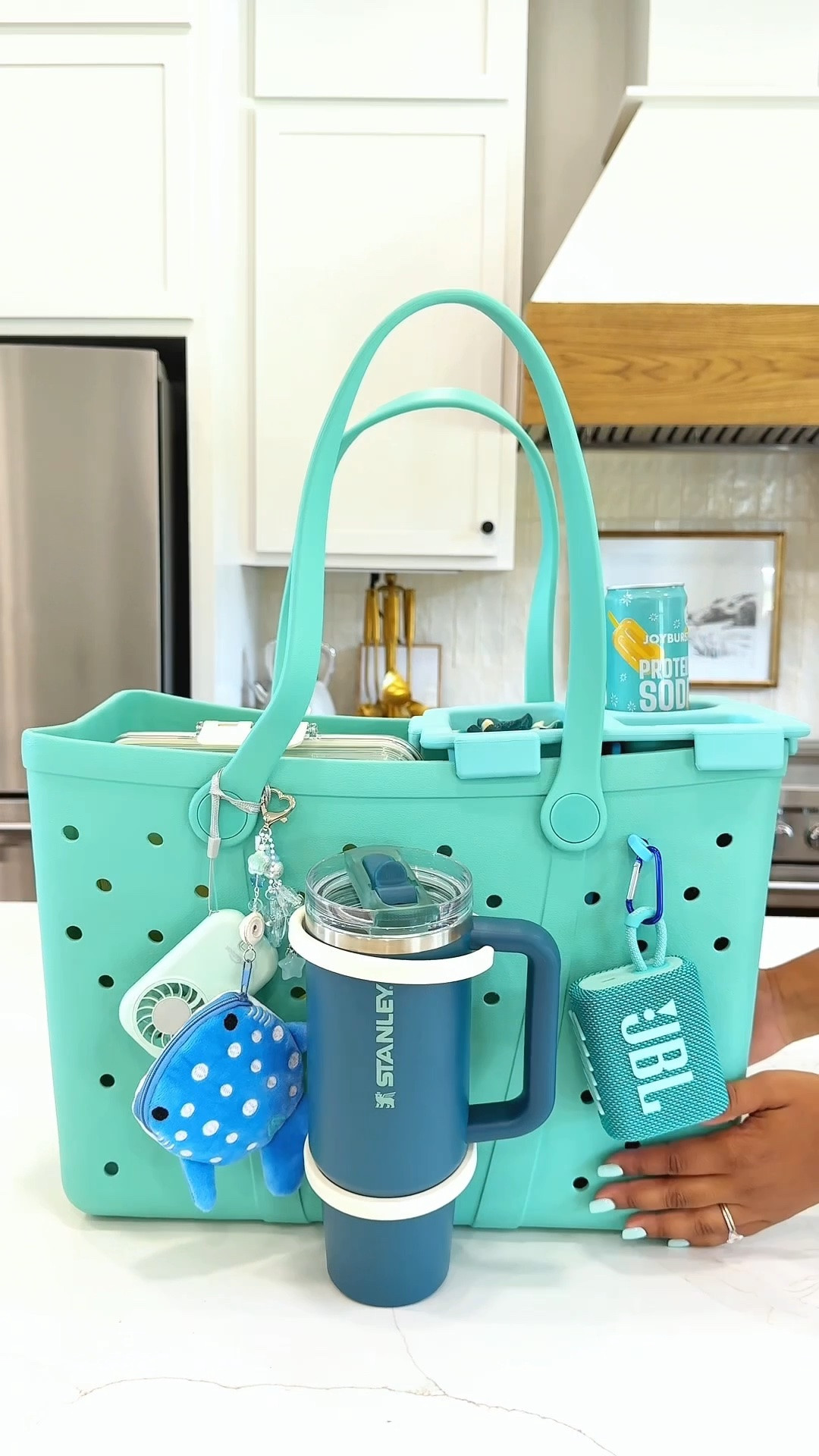 POV: it’s pool day, beach day, snack day, and mom packed everything but the kitchen sink 💦☀️

This beach bag has officially become my summer survival kit 🤩 Drinks cold, snacks packed, speaker charged, and all my beach essentials somehow fit inside.

#beachbagessentials #poolday #summermusthaves #momfinds #beachday

#LTKHome #LTKSwim #LTKmomlife