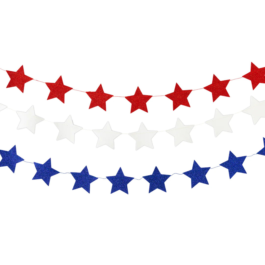 Stars and Stripes Star Mini Banner | My Mind's Eye