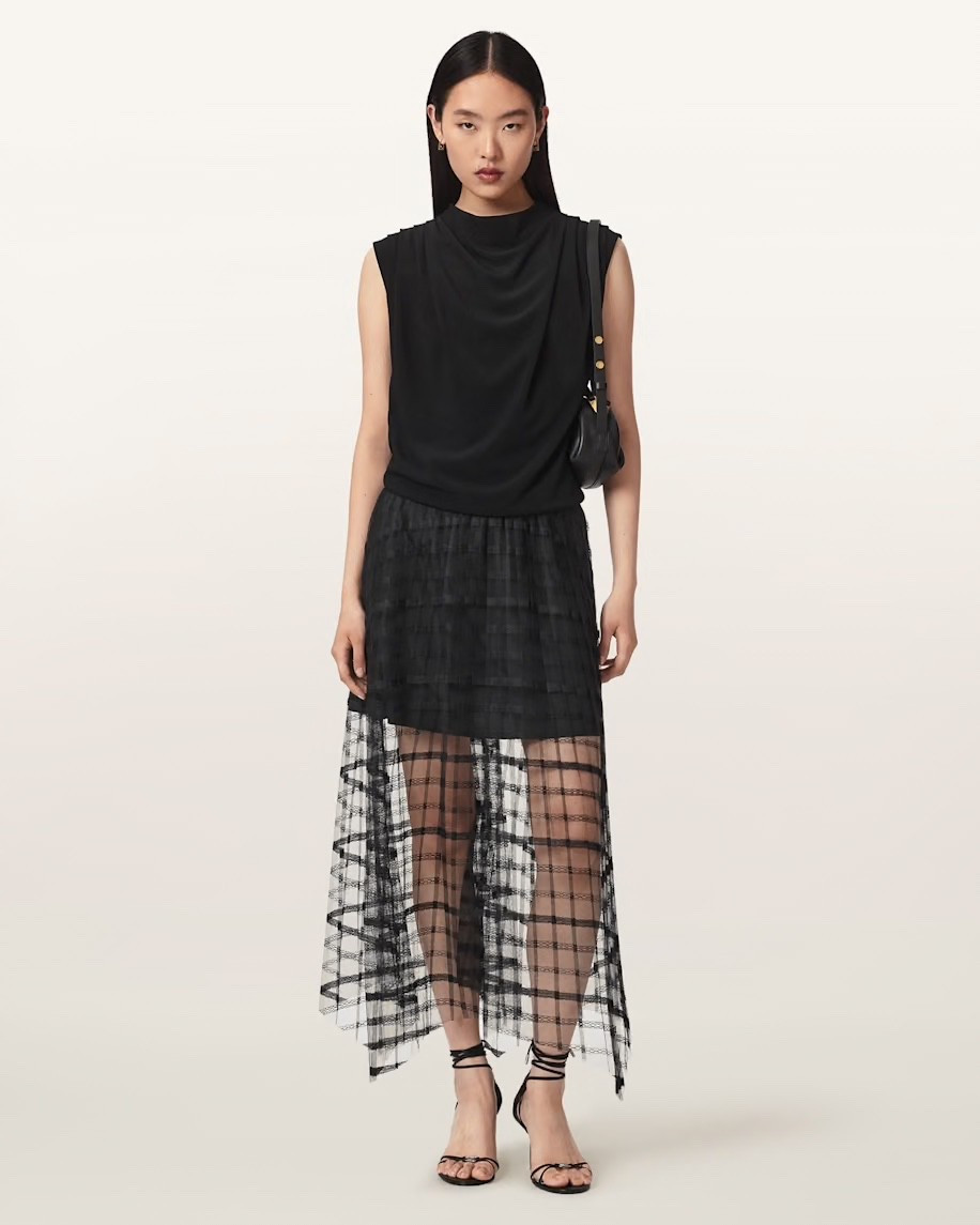 CELIA SHEER OVERLAY MIDI SKIRT

The Celia midi skirt channels the iconic 90s aesthetic whilst adding a dose of AllSaints attitude. Framed by a branded elasticated waistband, the lightweight fabric base allows the sheer check overlay to take centre stage.

#LTKootd #LTKTravel #LTKWorkwear