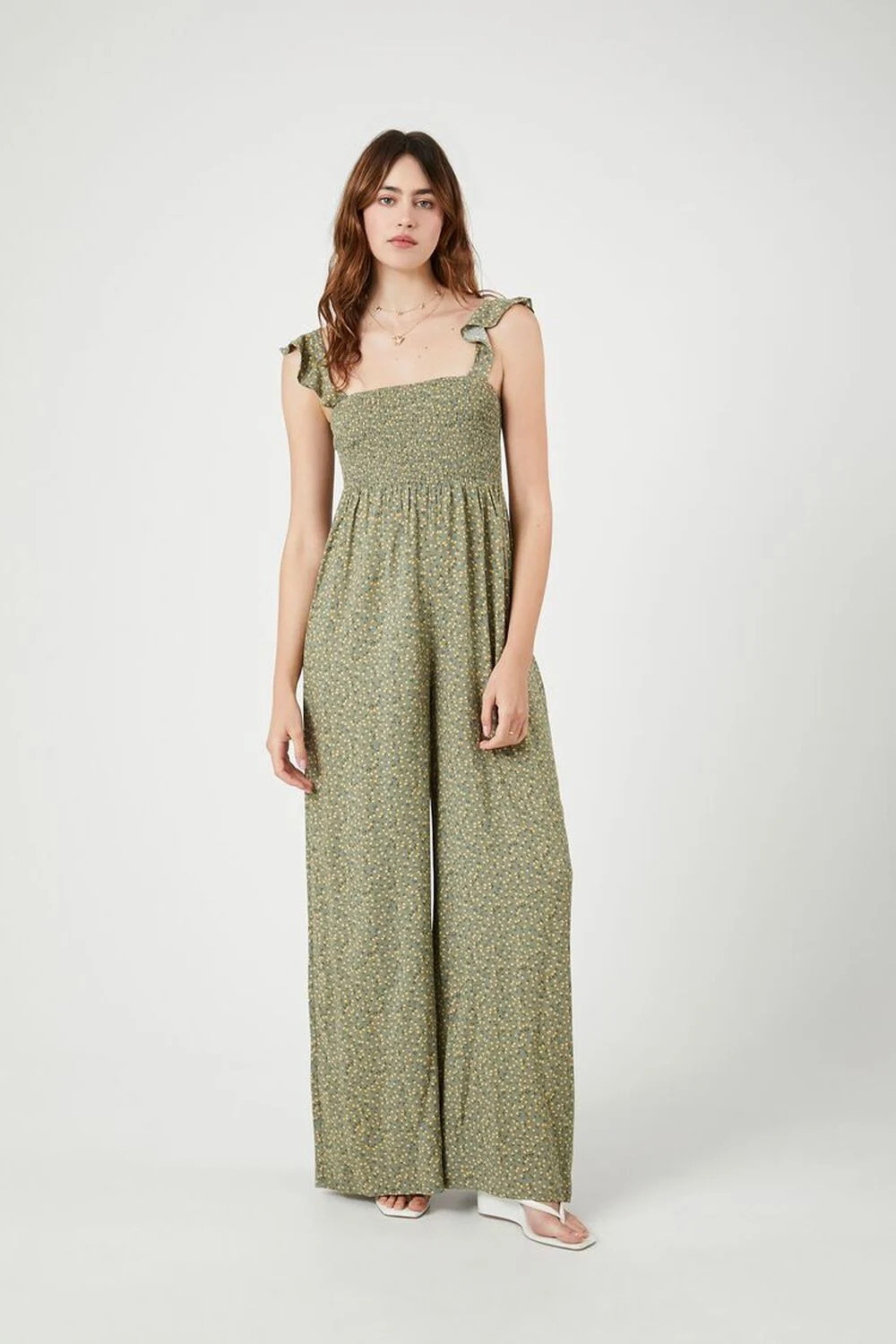 Chiffon Floral Print Jumpsuit | Forever 21 (US)