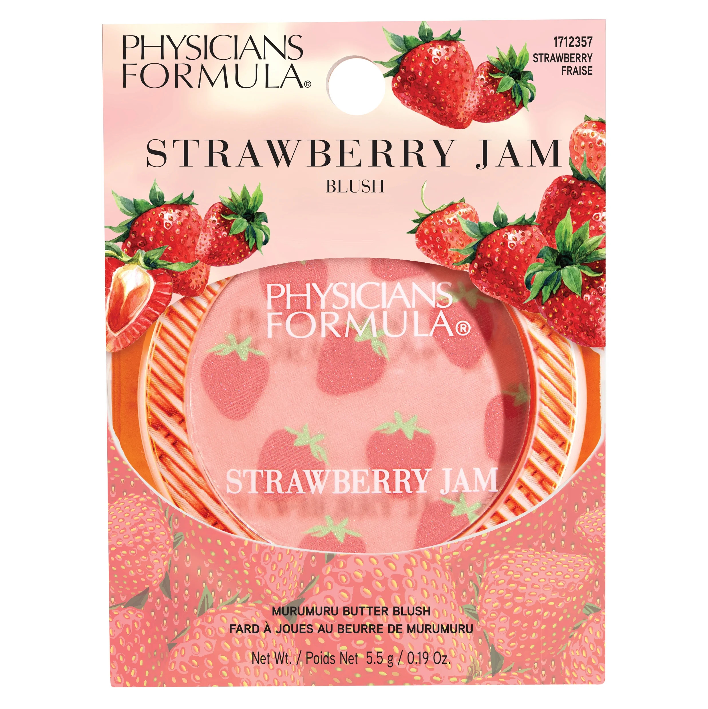 Physicians Formula Murumuru Strawberry Jam Blush, Strawberry, 0.19 Oz - Walmart.com | Walmart (US)