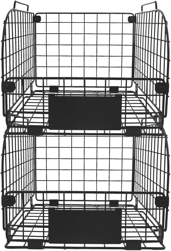 Wire Baskets for Organizing,Fruit Basket for Kitchen,Pantry Organization and Storage,12"x10.4"x7.... | Amazon (CA)