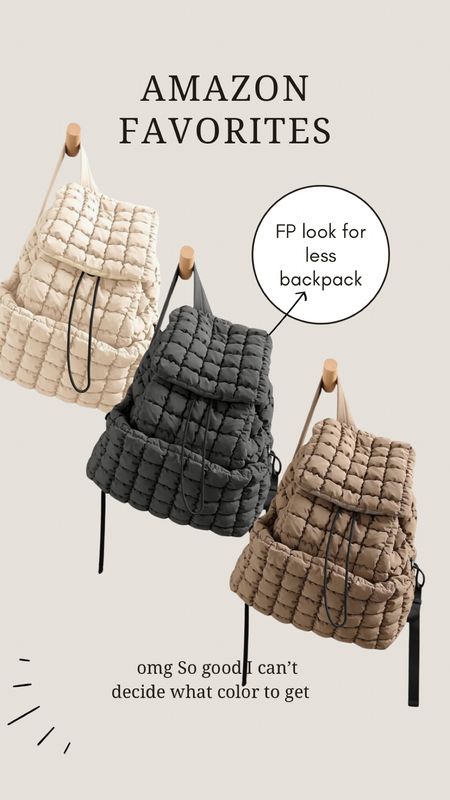 Free people look for less backpack!!!
Amazon find!

#LTKItBag #LTKStyleTip #LTKFindsUnder50