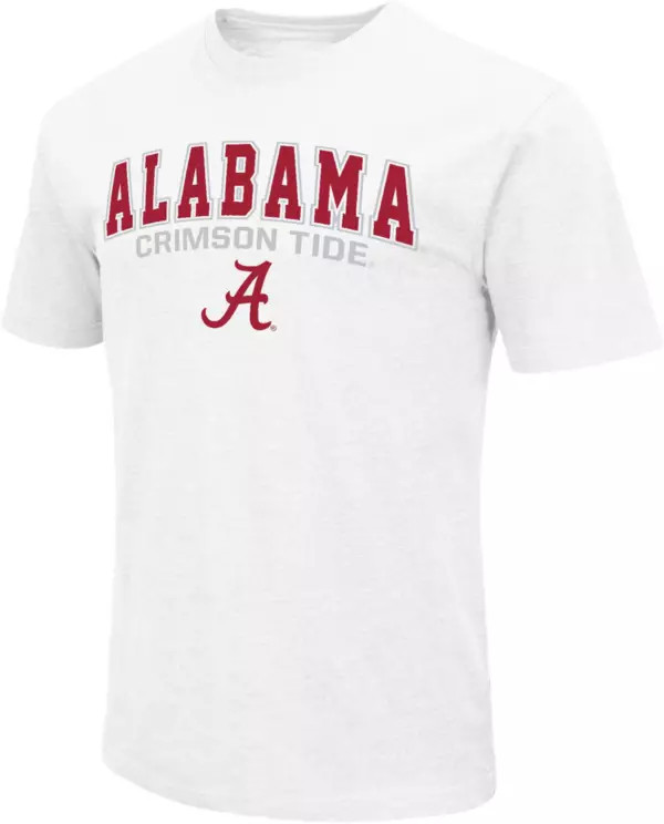 Colosseum Men's Alabama Crimson Tide White Promo T-Shirt | Dick's Sporting Goods