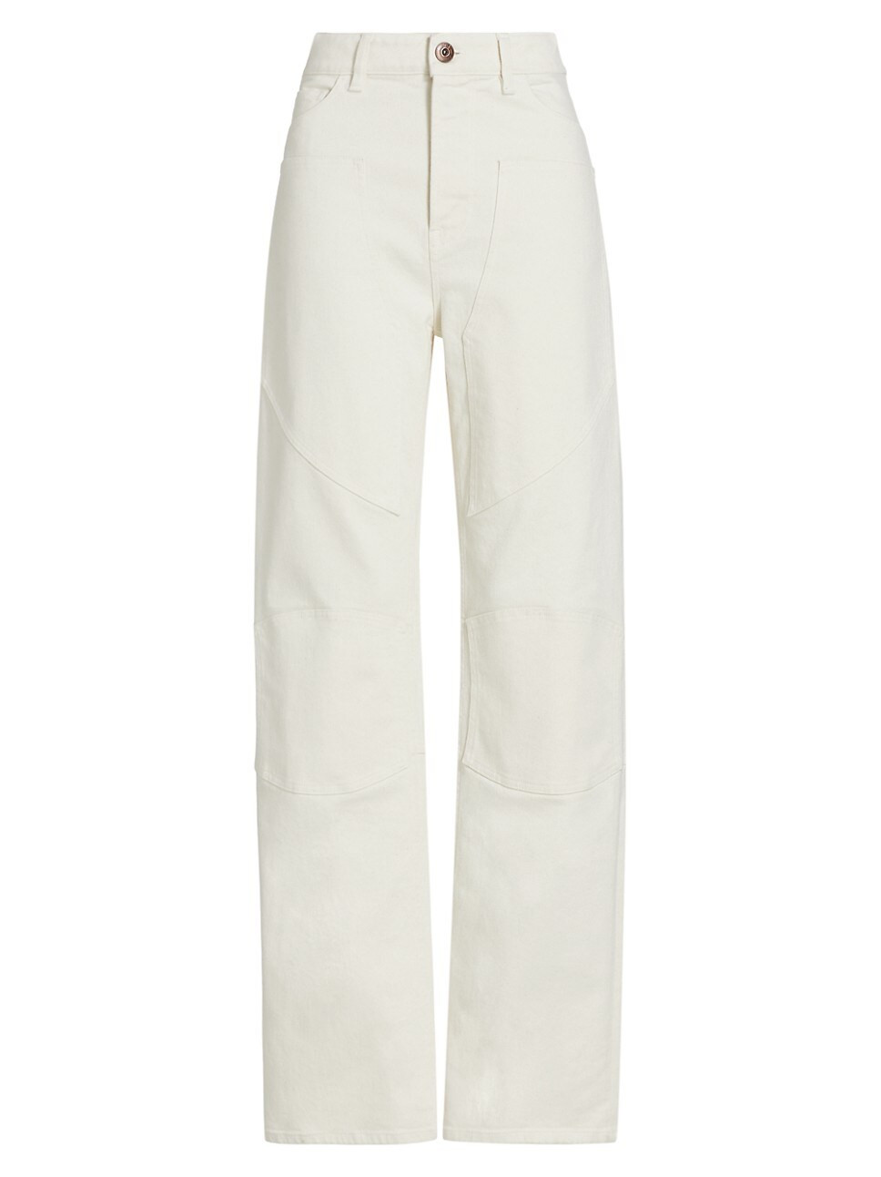 Diana Biker High-Rise Stretch Straight-Leg Jeans | Saks Fifth Avenue