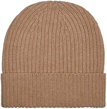 100% Cashmere Unisex Beanie Hat, Beige at Amazon Men’s Clothing store | Amazon (US)