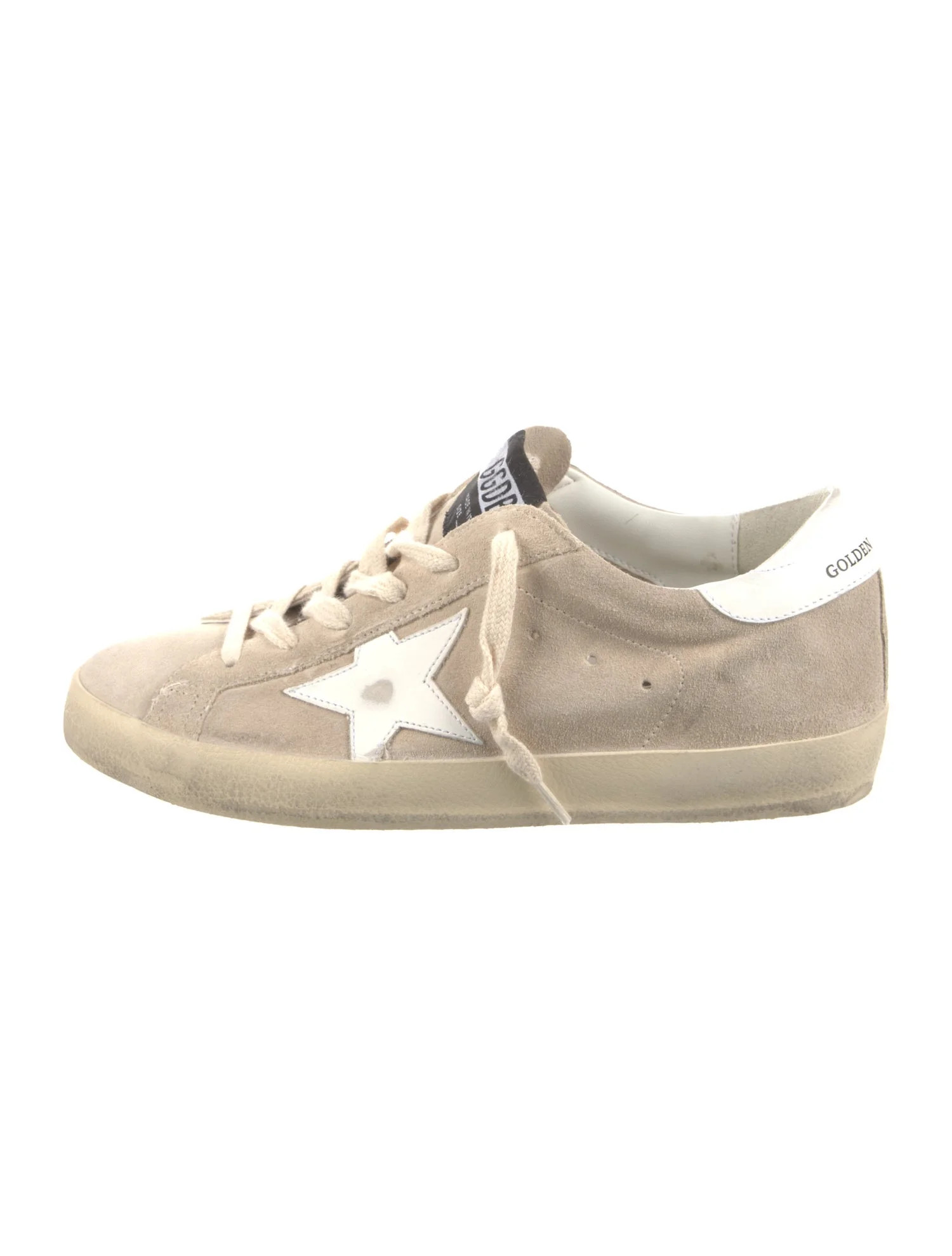 Suede Lasercut Accents Sneakers | The RealReal