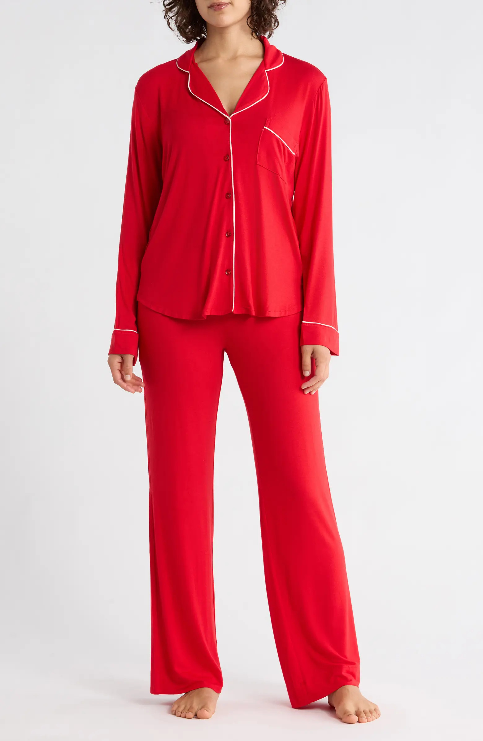 NORDSTROM RACK Tranquility Long Sleeve Shirt & Pants Pajamas | Nordstromrack | Nordstrom Rack