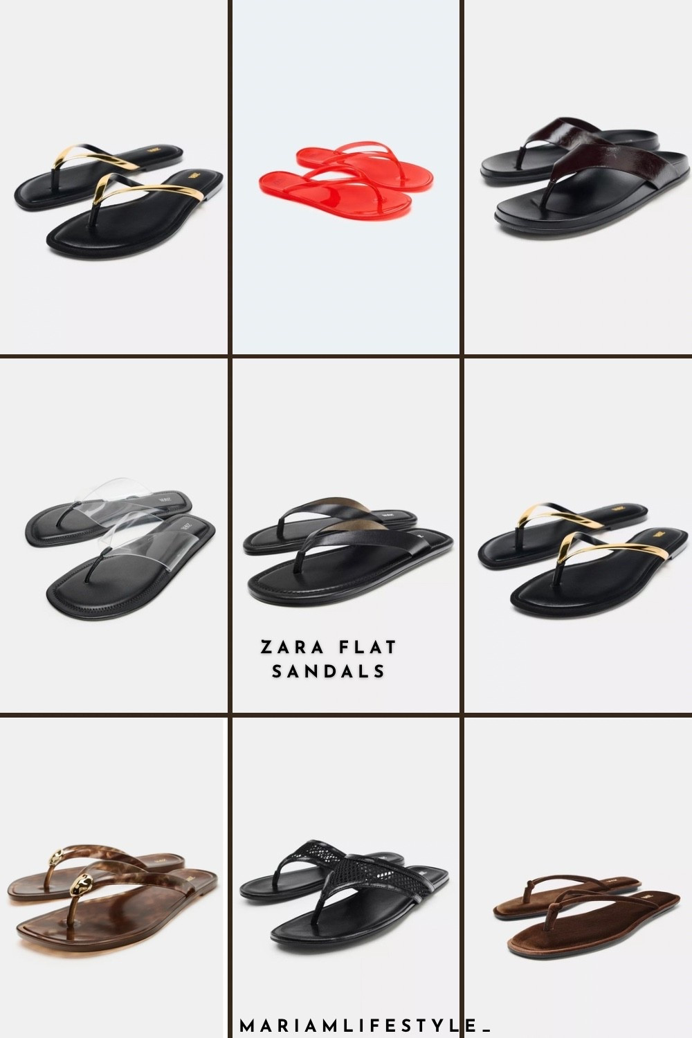 The Zara flat sandals everyone is adding to their summer wardrobe 🤍 From minimalist black flip flops to chic transparent and tortoise-shell styles, these are the perfect everyday sandals to wear with linen trousers, denim shorts, dresses, and vacation outfits. Comfortable, versatile, and effortlessly stylish for Spring/Summer 2026.

#zara ZaraSandals #ZaraShoes #FlatSandals #SummerStyle


Zara flat sandals, Zara sandals, summer sandals, minimalist sandals, flip flop sandals, black flat sandals, transparent sandals

#LTKsummer #LTKshoes #LTKstyletip