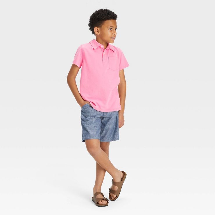 Boys' Short Sleeve Polo Shirt - Cat & Jack™ | Target