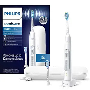 Philips Sonicare ExpertClean 7500, Rechargeable Electric Power Toothbrush, White, HX9690/06 | Amazon (US)