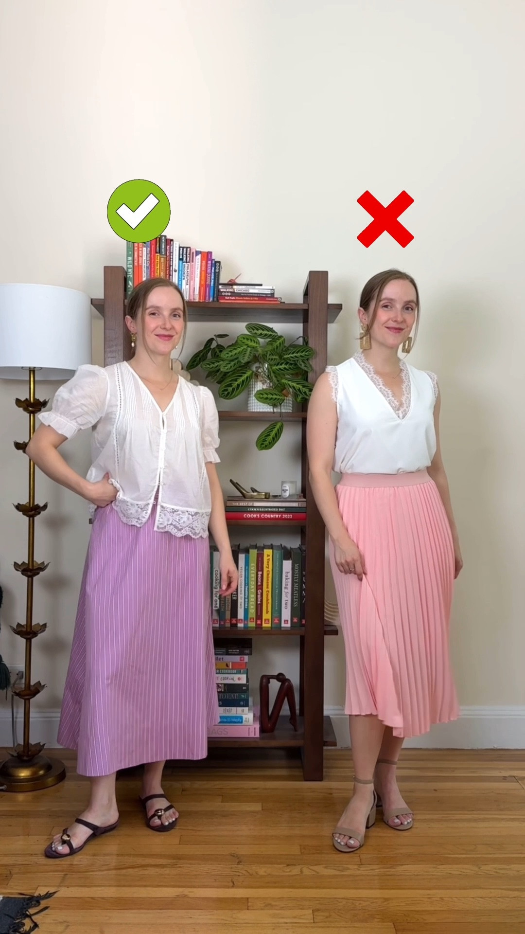 Millennial outfit makeover skirt edition. Wearing xs in skirt. Xs in blouse.

#LTKSeasonal #LTKSaleAlert