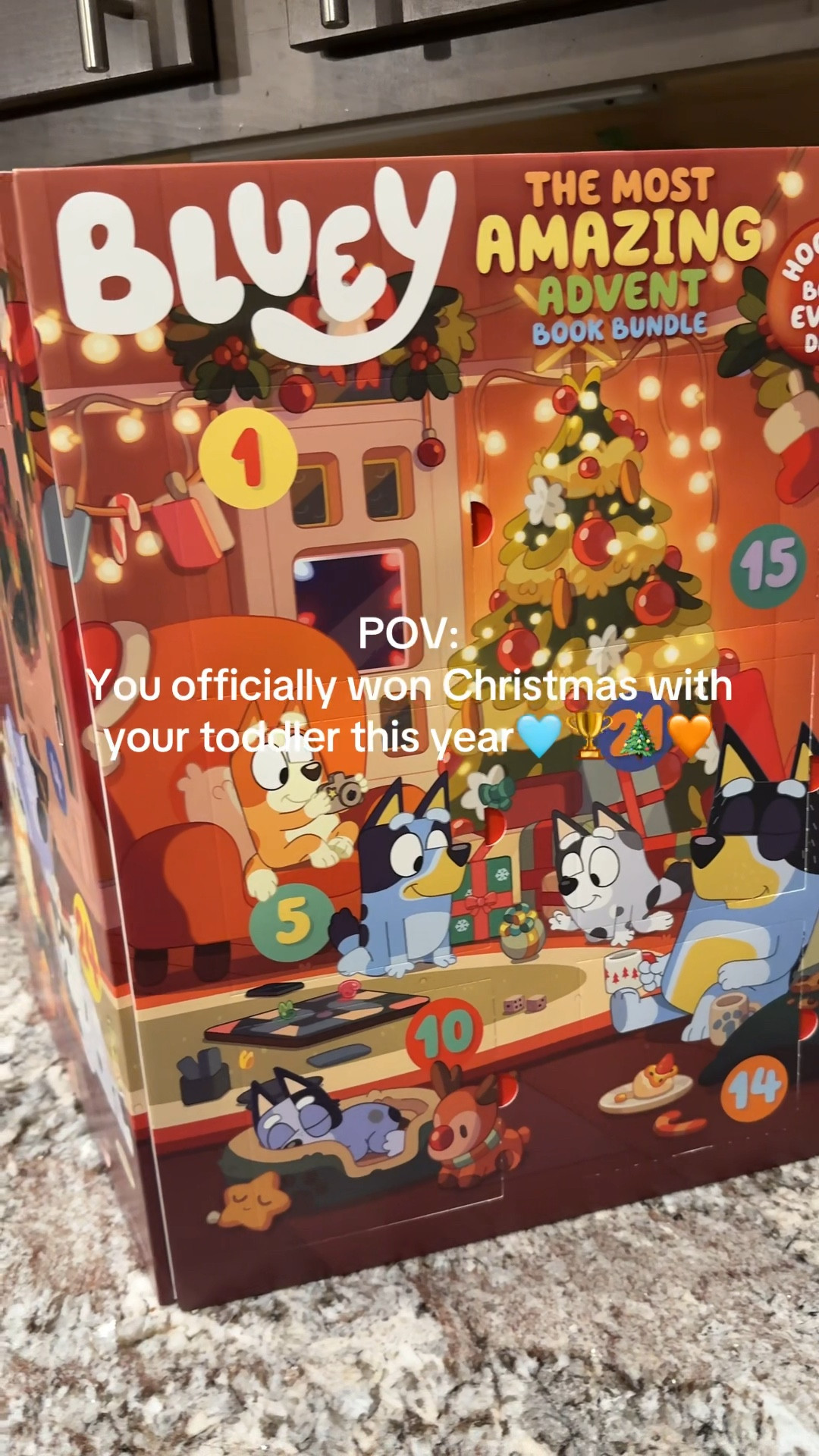 A Bluey book every single day until Christmas?! Your toddler will be absolutely obsessed!
& The sweetest countdown for
little ones📚✨

#adventcalendar #blueytok #toddlergiftideas #toddlermom

#LTKHoliday #LTKItBag #LTKKids