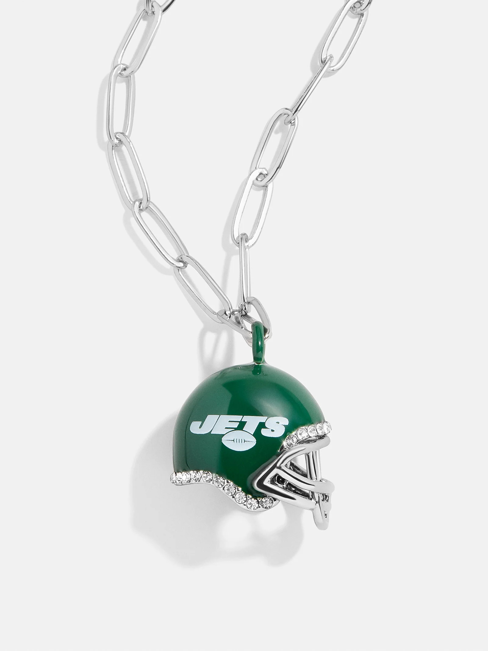 NFL Helmet Charm Necklace - New York Jets | BaubleBar (US)