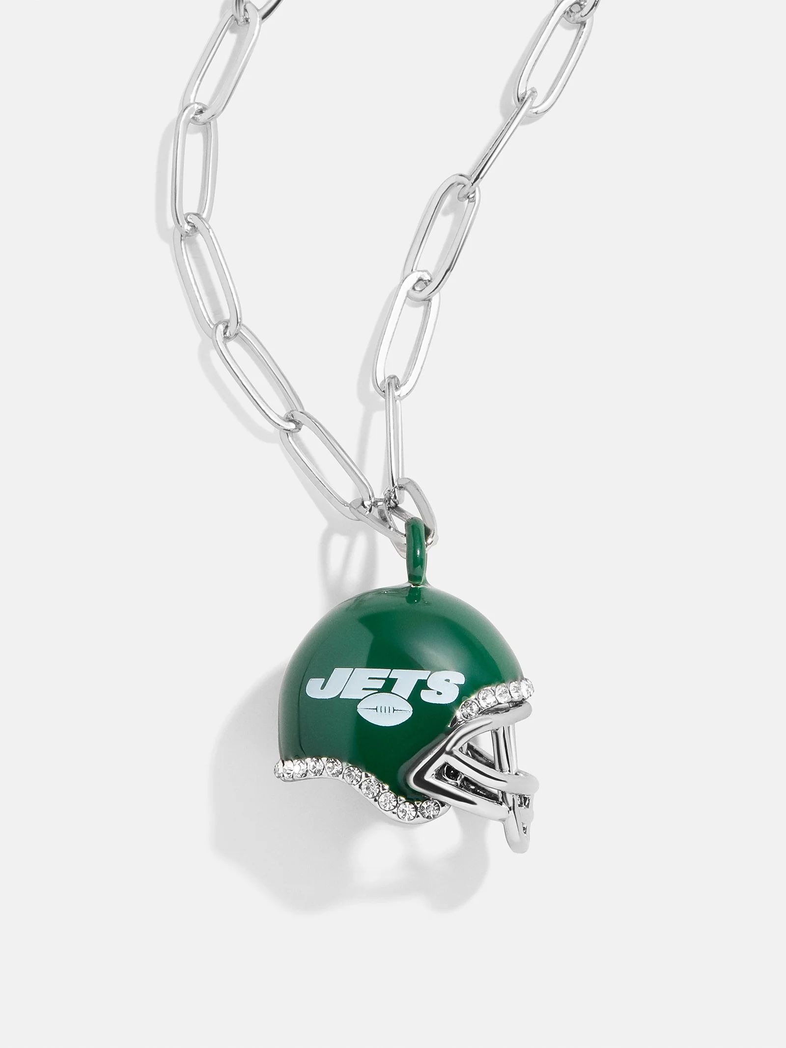 NFL Helmet Charm Necklace - New York Jets | BaubleBar (US)