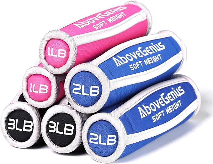 Hand Weights Set for Women&Men,Soft Dumbbells Set of 6(1lb 2lb 3lb Each Pack) for Dumbbell Walkin... | Amazon (US)