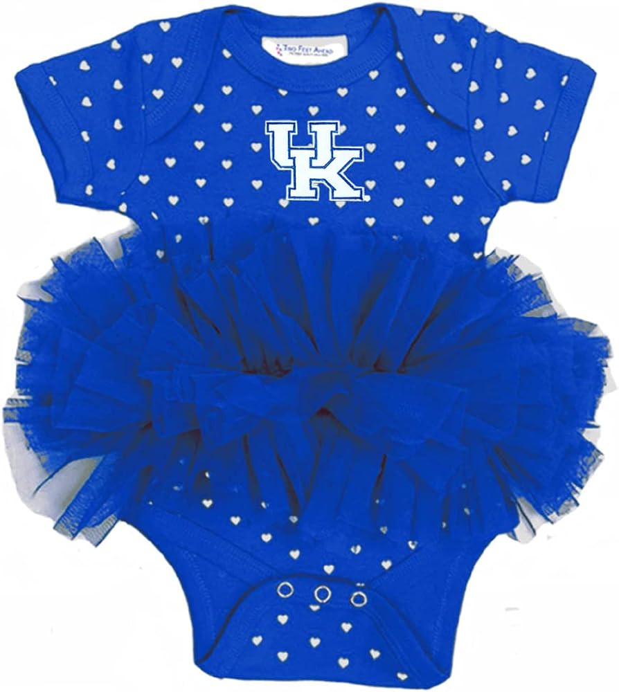 Newborn Baby Girl Bodysuit Creeper Onesie Hearts Tutu Skirt Dress | Amazon (US)