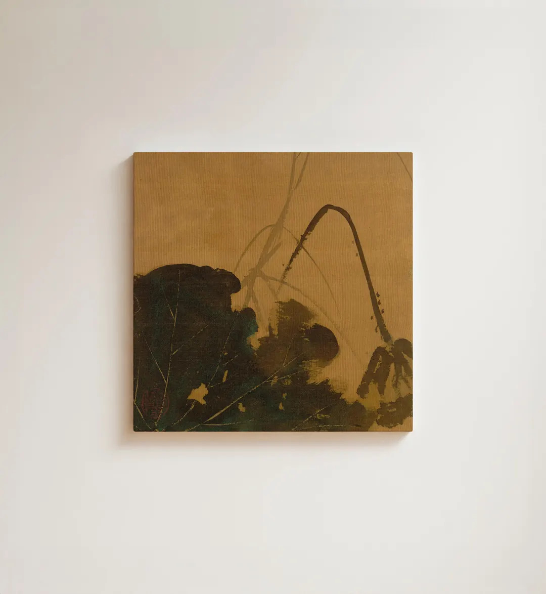 Japanese Vintage Art Print: Warm Neutral Abstract, Shibata Zeshin - Etsy | Etsy (US)