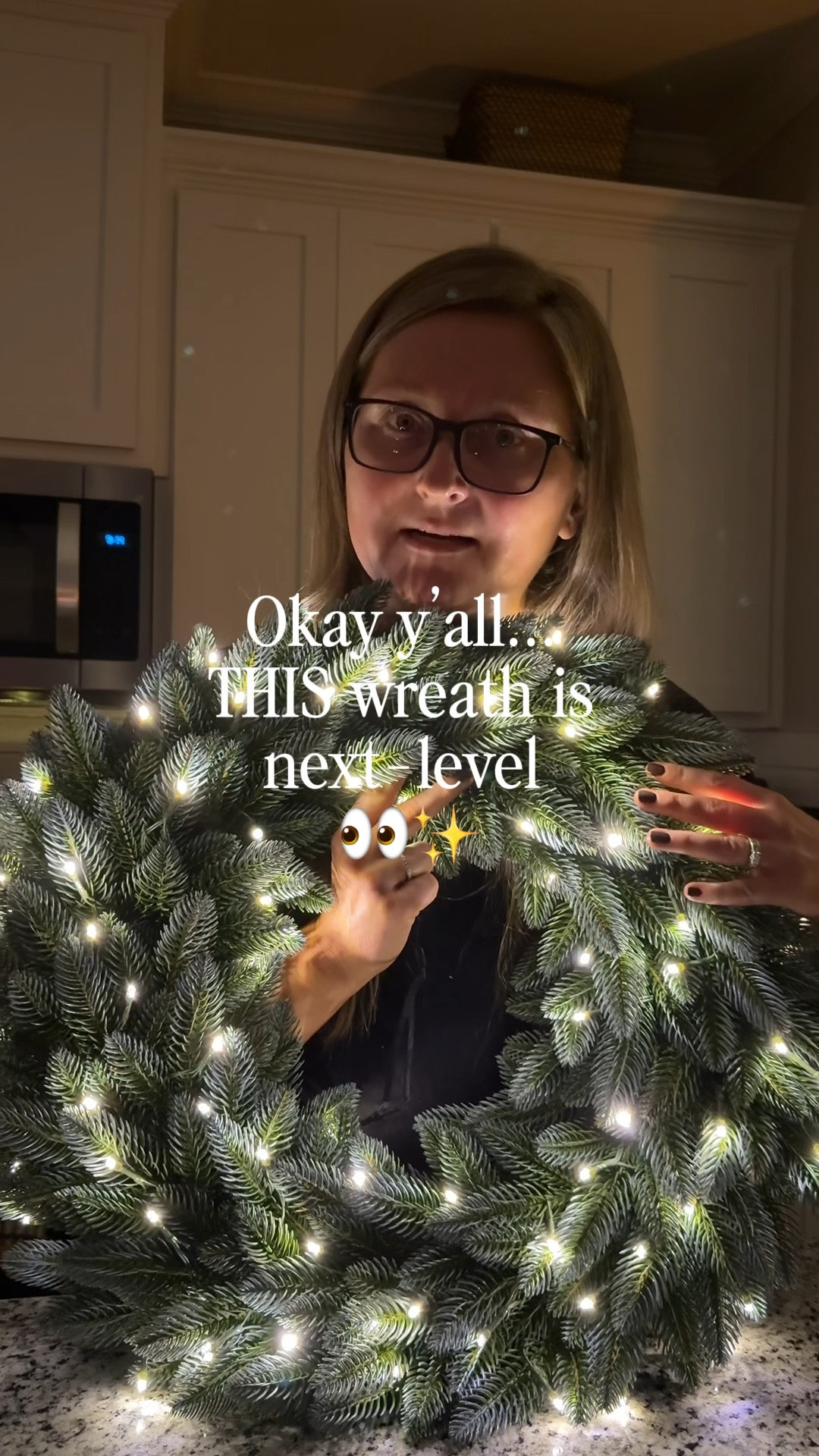 ✨ The easiest way to make your front door holiday-ready! This Bethlehem Lights Grand Radiance Wreath is pre-lit with 3-in-1 LEDs (warm white, color, and combo!) so you can switch up your look all season long. 🎄 Perfect for indoor or outdoor use & it’s the one I’ll be styling all season.

#HolidayDecor #FrontPorchGoals #ChristmasWreath #SeasonalDecor #LTKhome


#LTKHome #LTKSeasonal