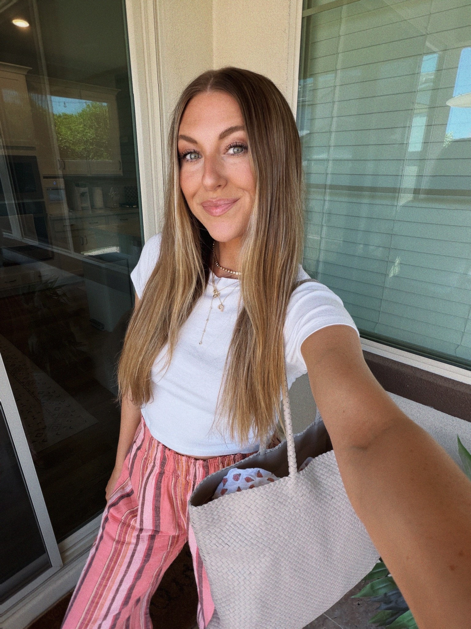 Cute & comfy fit! Size down in the pants