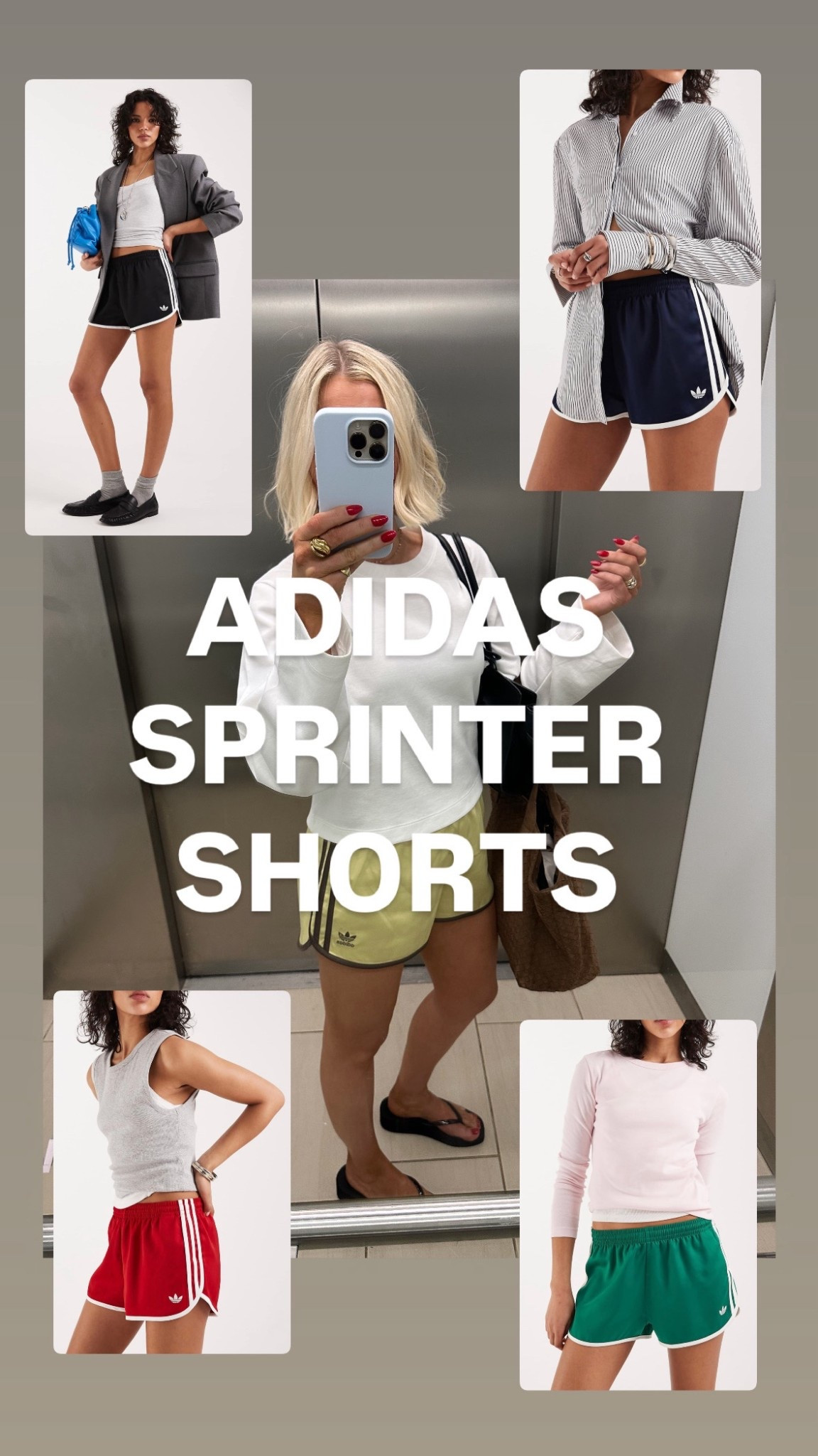 Adidas sprinter shorts 
Adidas shorts
Summer shorts 
Summer holiday outfit 
Airport outfits 

#LTKsummer #LTKspring #LTKstyletip