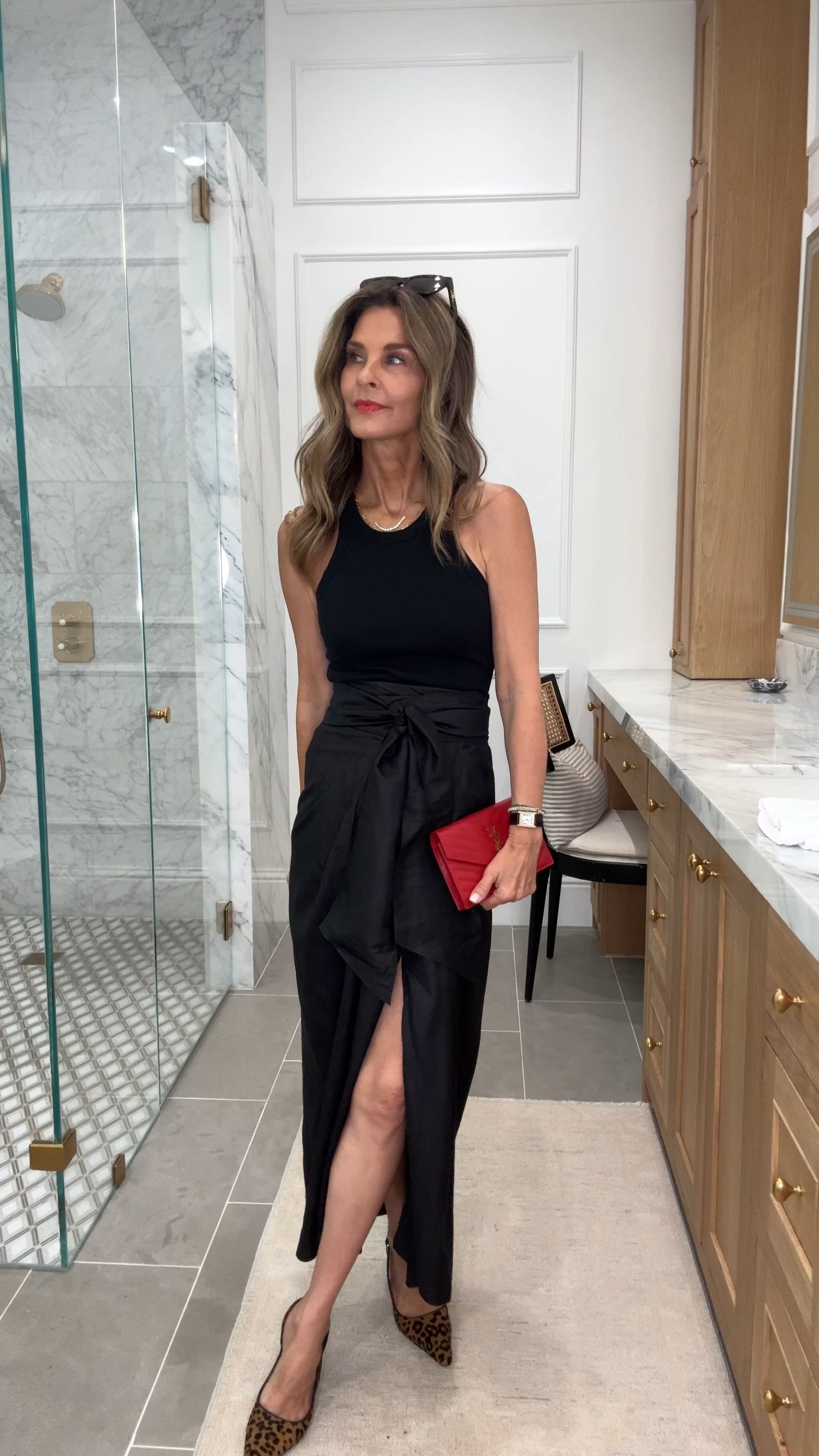 Discount code Tammy15 This stacks on Sale items too!
-Just dropped a new CARTAGENA WRAP SKIRT - NOIR DUPIONI! She is perfect for a night out with classic vibes you will reach for her for years! I love with a white button up and ballet flats for day! Wearing XS, I’m 5’6”. Other colors available. 

#LTKOver40 #LTKStyleTip