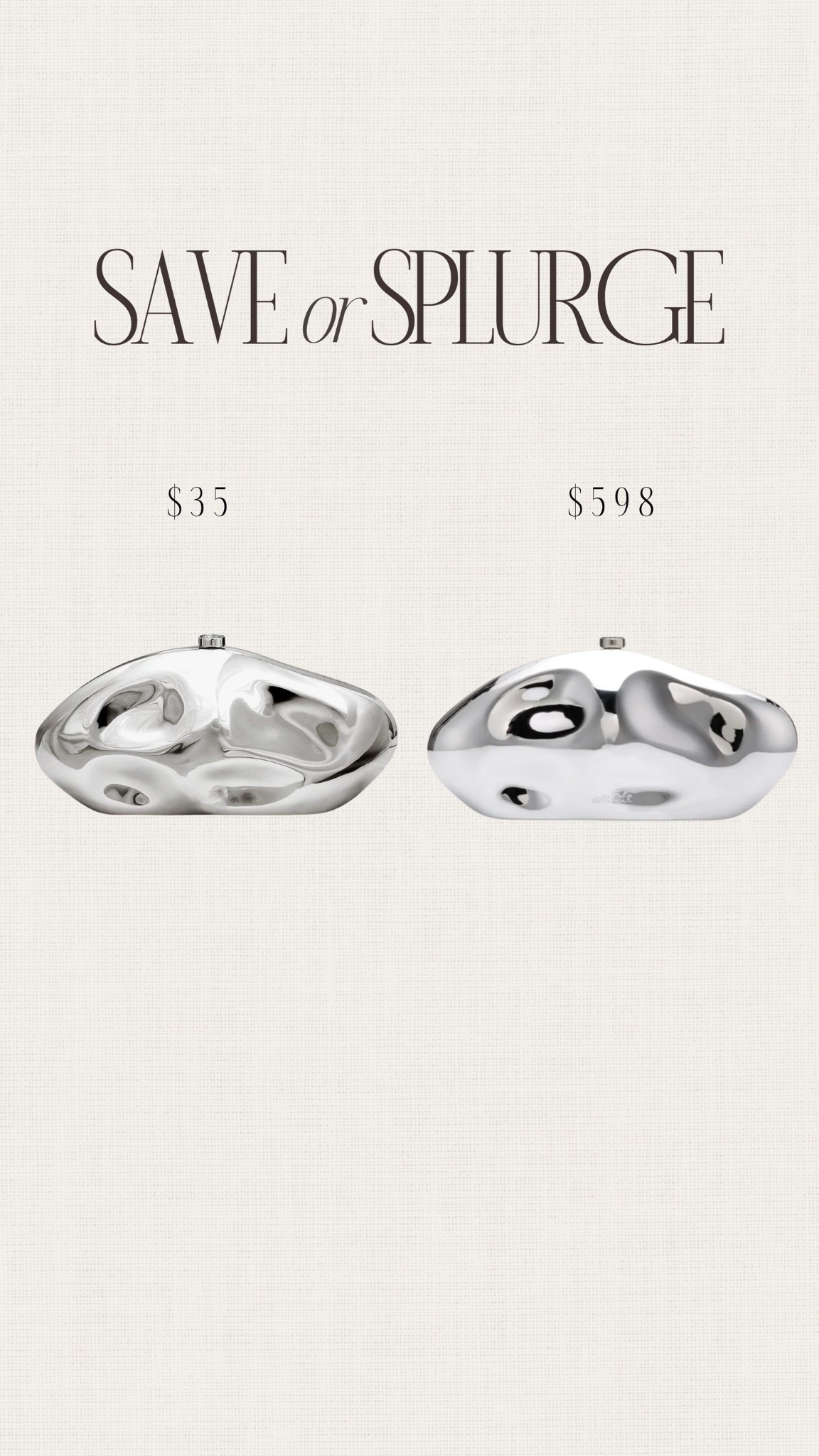 Save or Splurge! 🫶🏻 #holidayclutch #handbags #stylinbyaylin

#LTKFindsUnder100 #LTKStyleTip #LTKItBag