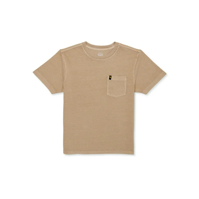 Wonder Nation Boys Short Sleeve Pocket T-Shirt, Sizes 4-18 & Husky | Walmart (US)