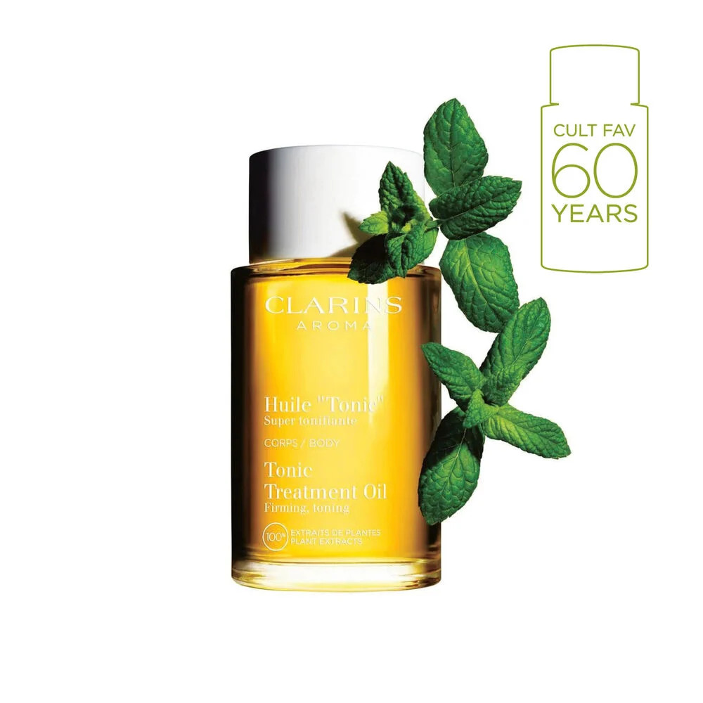 Tonic Treatment Oil - Visibly Firming Toning + Tightening Body Oil | Clarins USA