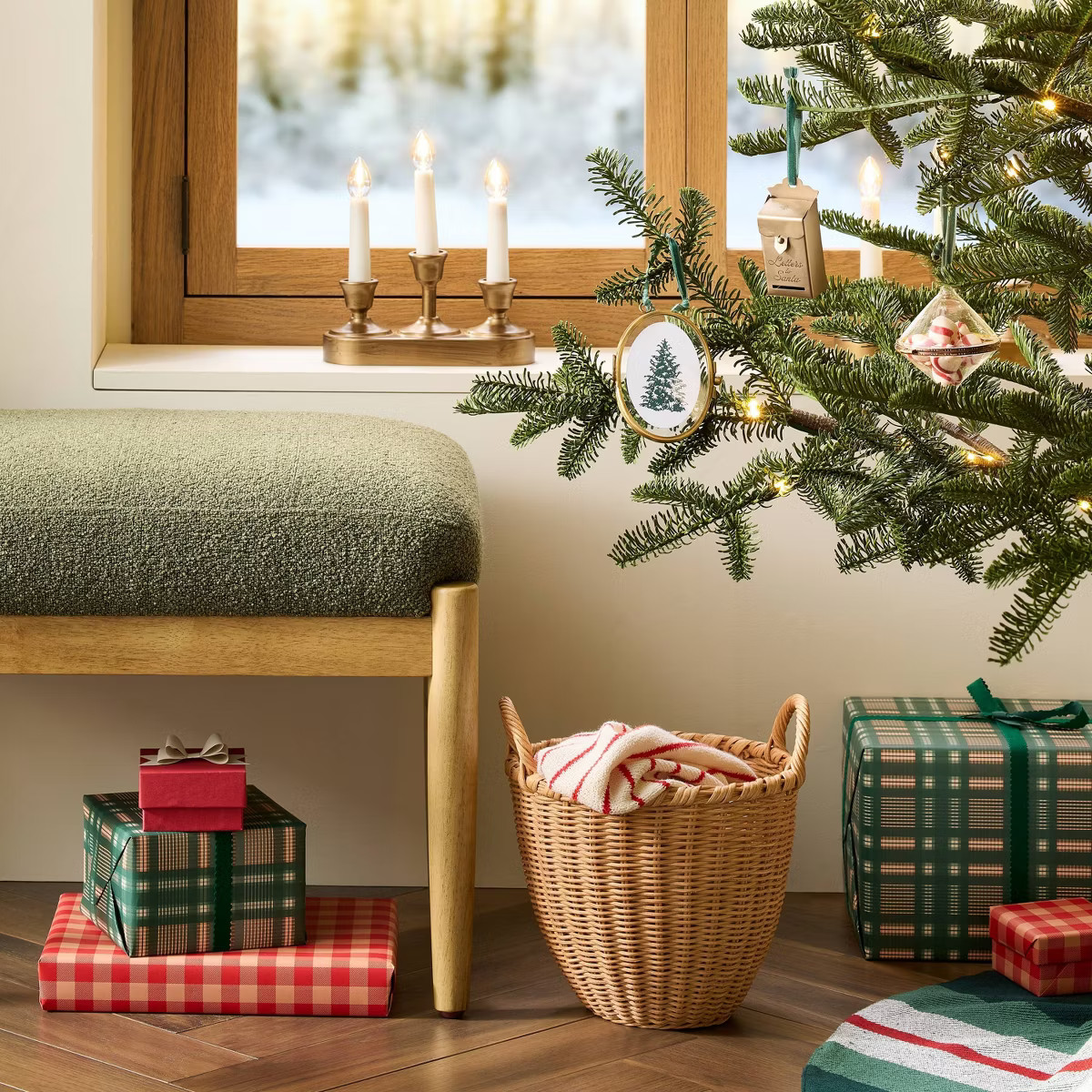 12' Plaid Gift Wrap - Hearth & Hand™ with Magnolia | Target