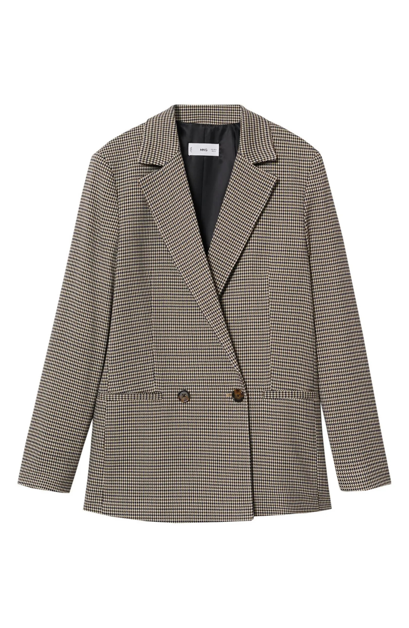 MANGO Check Blazer | Nordstrom | Nordstrom