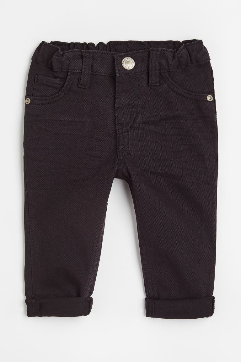 Stretch Twill Pants - Brown - Kids | H&M US | H&M (US + CA)