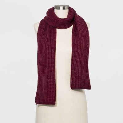 Women's Shaker Stitch Knit Scarf - A New Day™ Heather One Size | Target