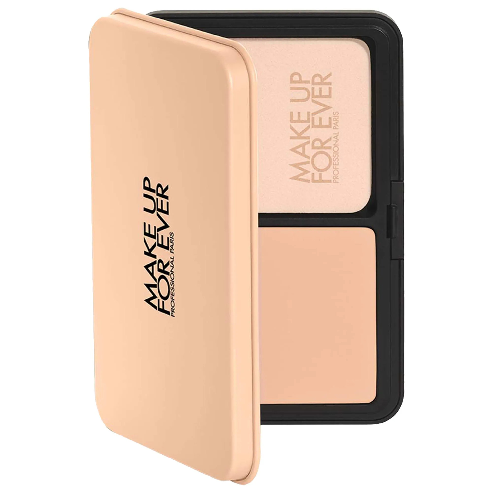 MAKE UP FOR EVER HD Skin Matte Velvet Blurring Powder Foundation 1R02 Cool Alabaster 0.3 oz / 11 g | Sephora (US)