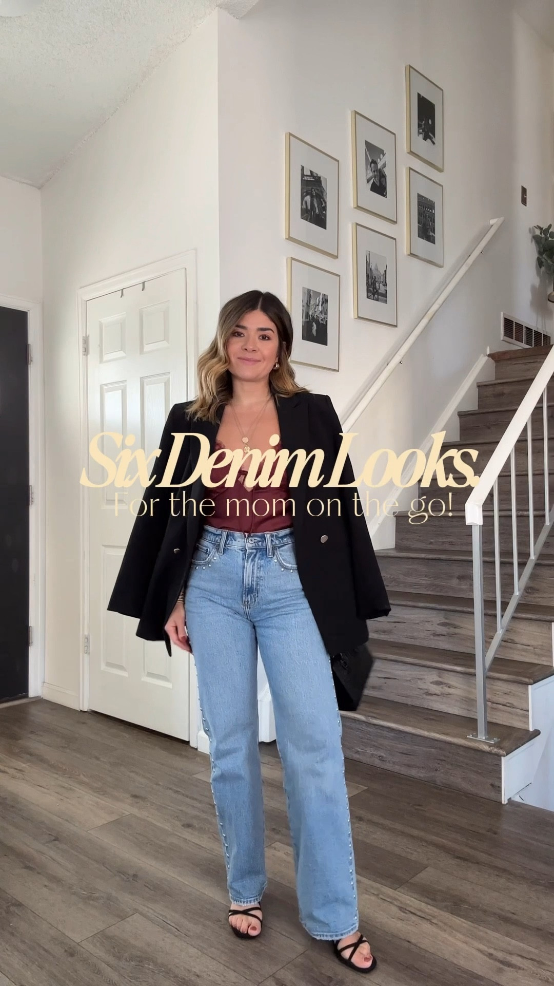 Six denim looks to wear right now! 
These jeans are so flattering and comfortable. I love them! 
I’m wearing size 24S in both of them. 

#LTKmomlife #LTKPetite #LTKootd