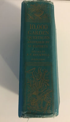 10000 Garden Questions, Answered by 15 Experts (hardcover, 1944) First Edition  | eBay | eBay US