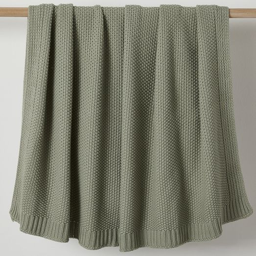 Cotton Knit Throw | West Elm (US)