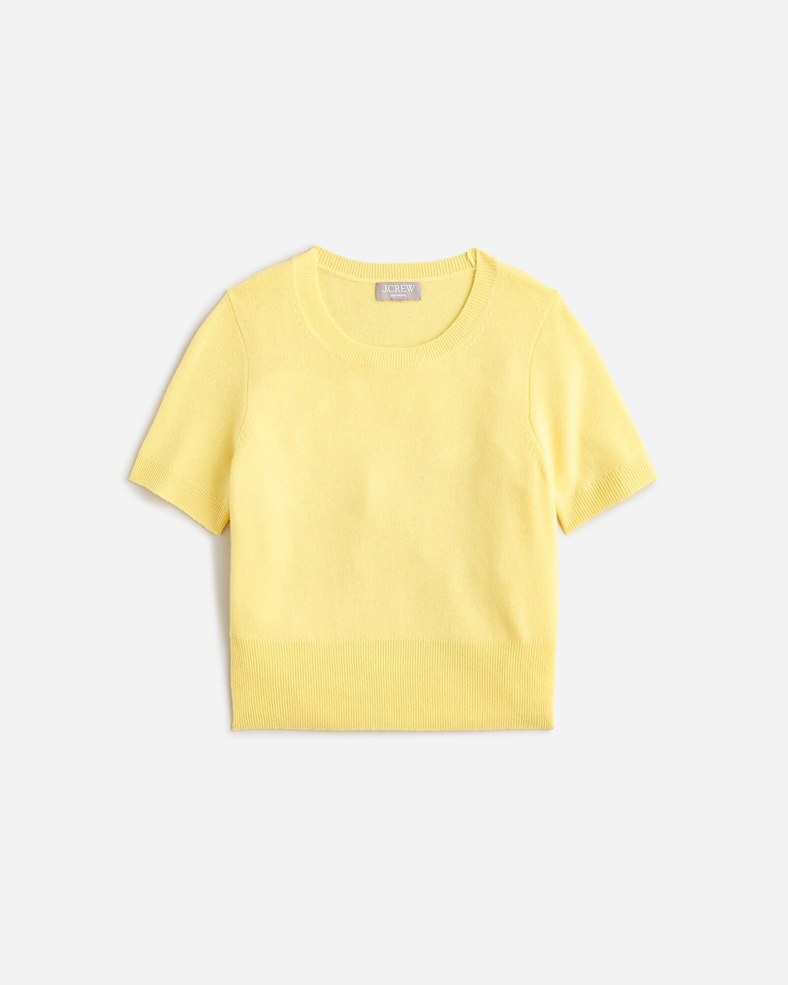 Cashmere shrunken T-shirt | J. Crew US