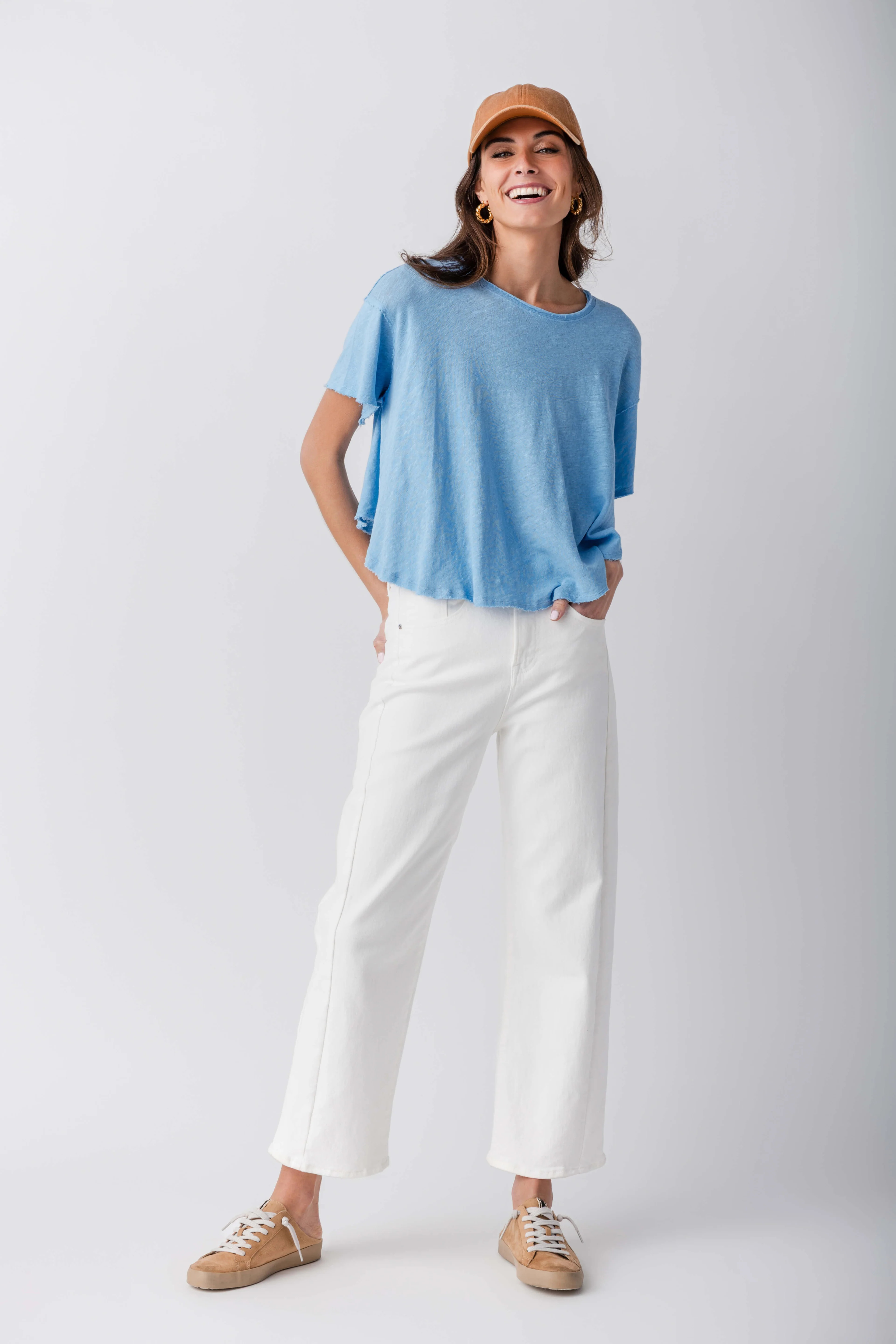 Free People Elsie Swing Tee | Social Threads