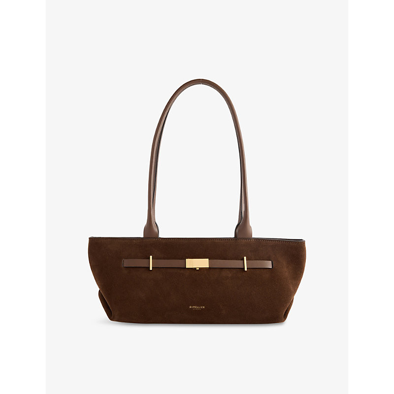 Demellier Womens Mocha/Mocha The New York Leather Tote Bag | Selfridges