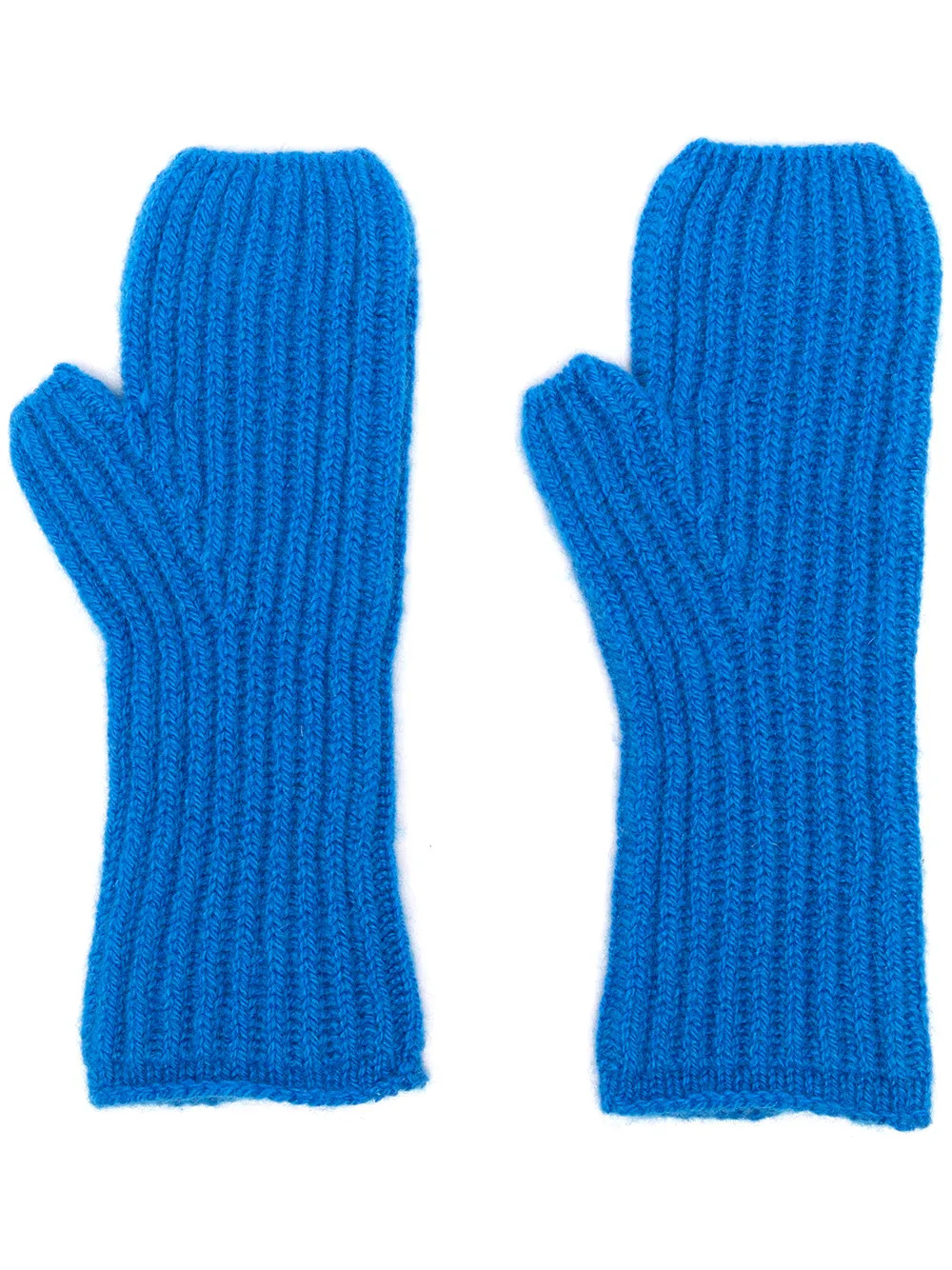 Pringle Of Scotland Fisherman's Ribbed Cashmere Gloves | Blue | FARFETCH | Farfetch Global