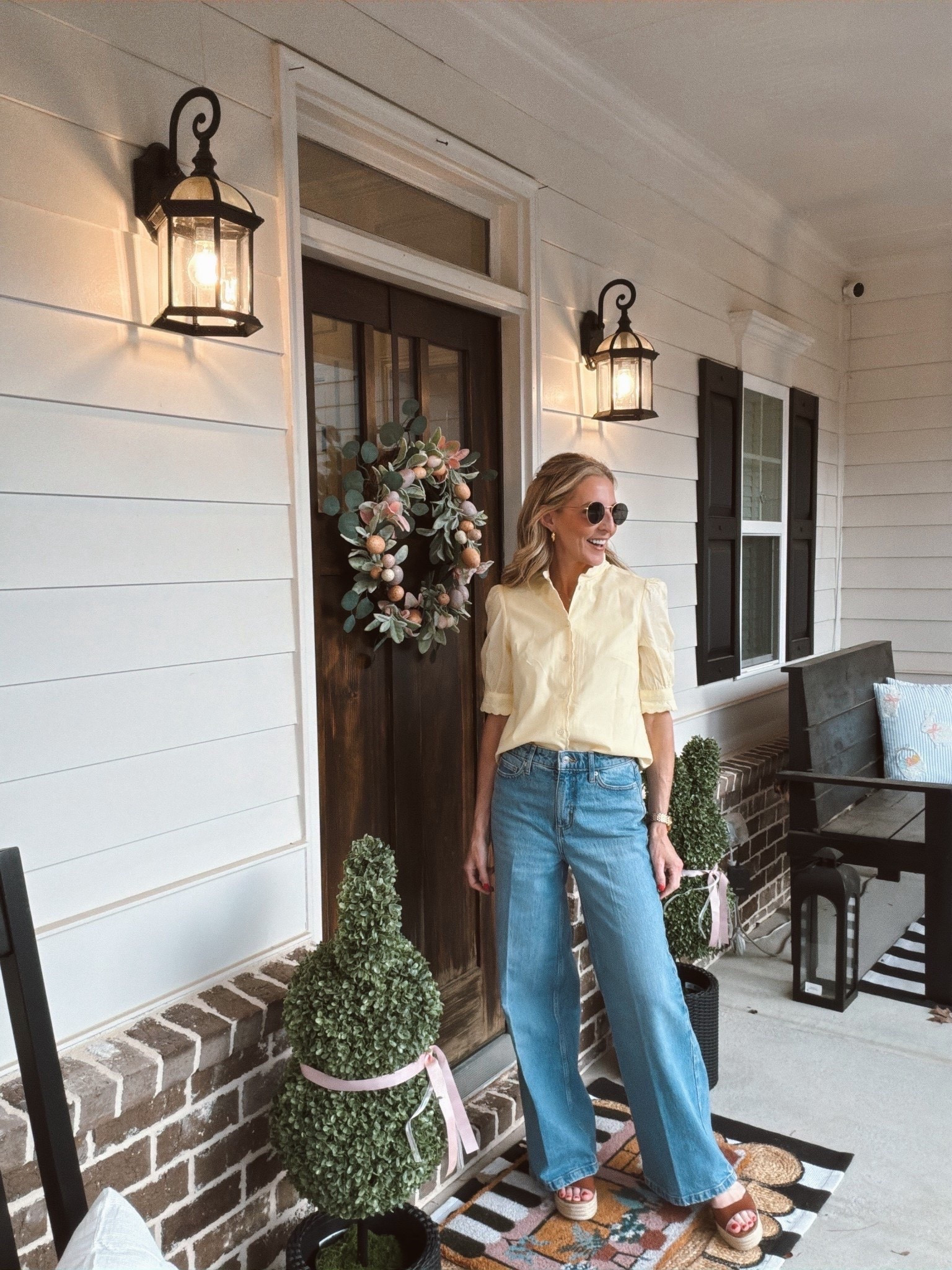 This top is a hidden gem. It is only $20 in it truly looks like so high end the detailing is perfect perfection wearing a size extra small comes in multiple color options pairs perfectly with your favorite denim  

#LTKgrwm #LTKdayinmylife #LTKmomlife