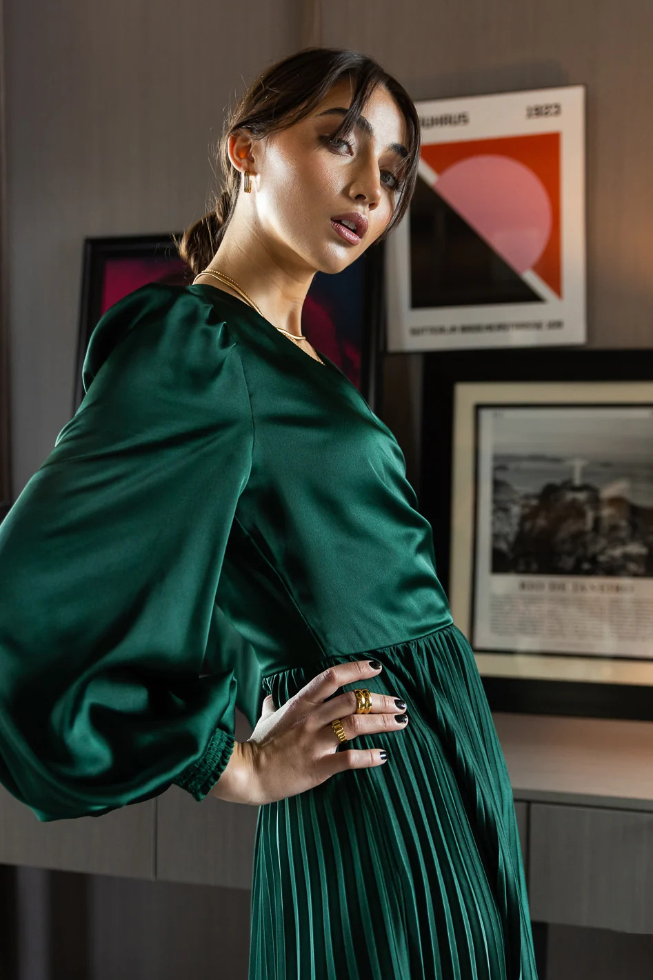 Kelsey Satin Dress | Böhme US