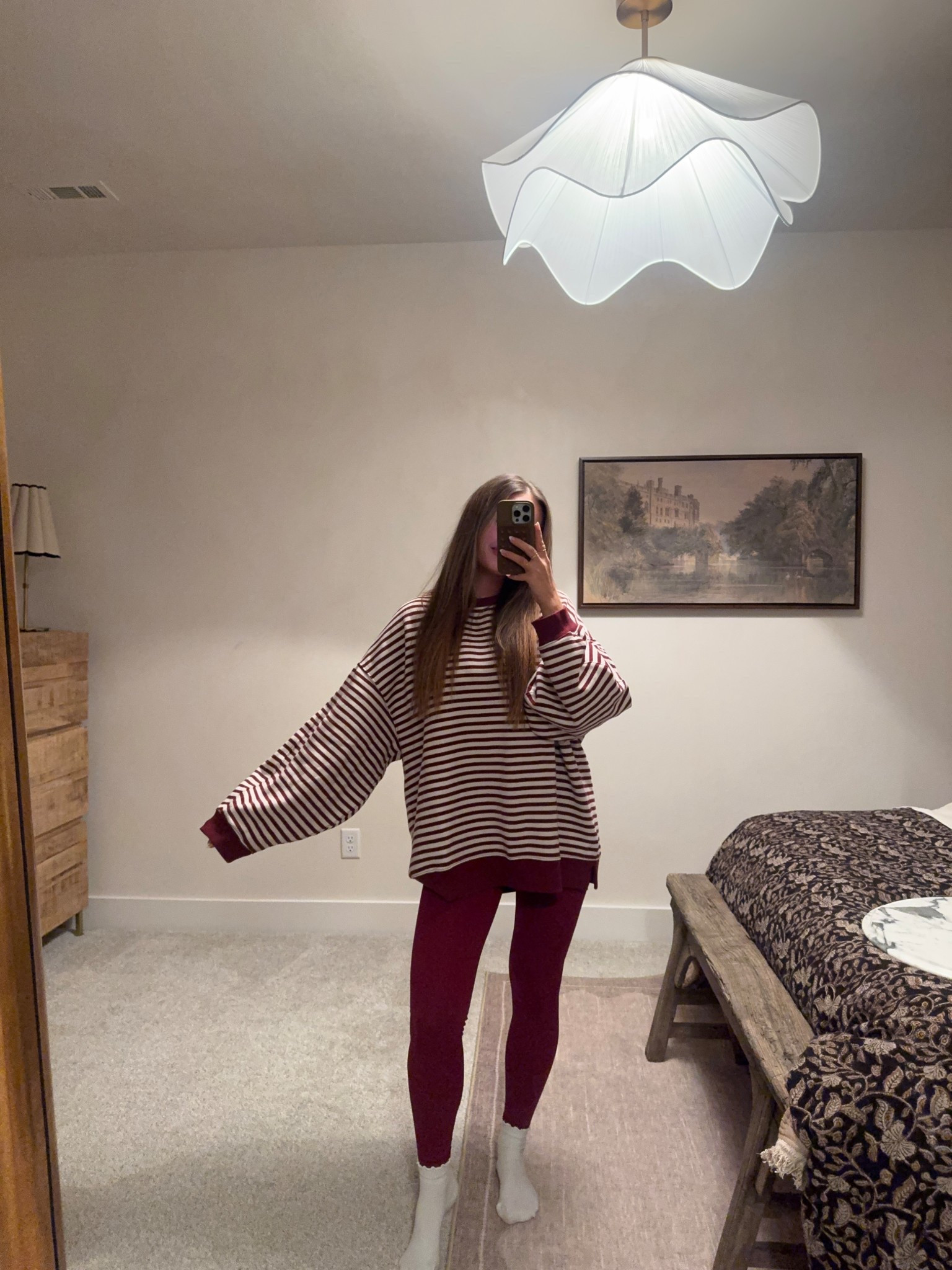 Aerie on sale for cyber Monday! I’m in size S in the leggings and L in the striped shirt! 

#LTKCyberWeek #LTKGiftGuide #LTKHoliday